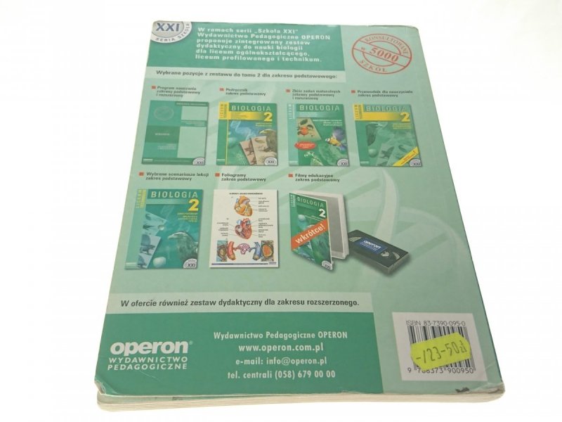 BIOLOGIA 2 PODRĘCZNIK. ZAKRES PODSTAWOWY 2003