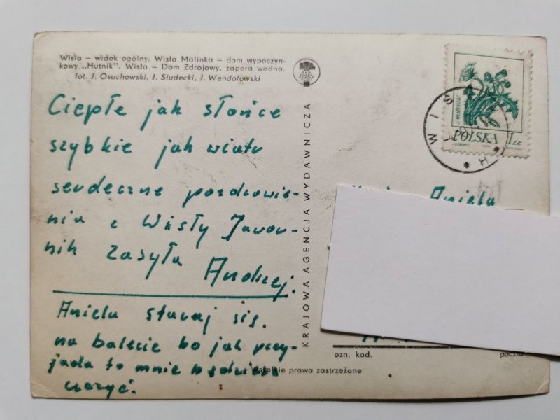 WISŁA – WIDOK OGÓLNY, DOM WYPOCZYNKOWY HUTNIK I INNE FOT. OSUCHOWSKI