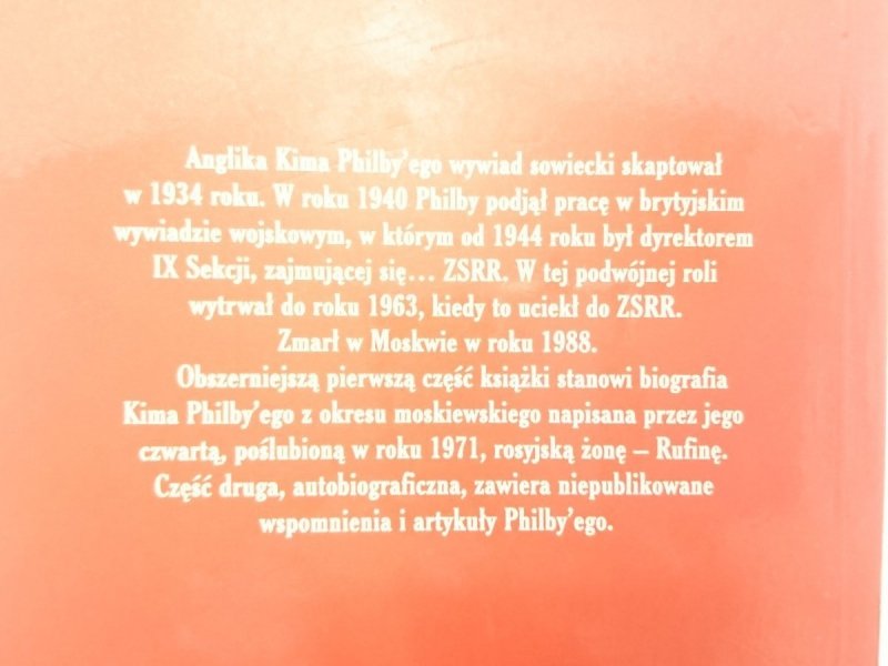 PRYWATNE ŻYCIE KIMA PHILBY'EGO Rufina Philby 2000