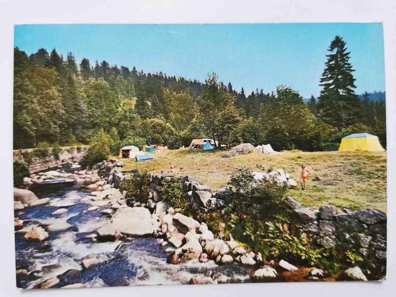 SZKLARSKA PORĘBA. CAMPING NAD POTOKIEM KAMIENNA FOT. KRASSOWSKI