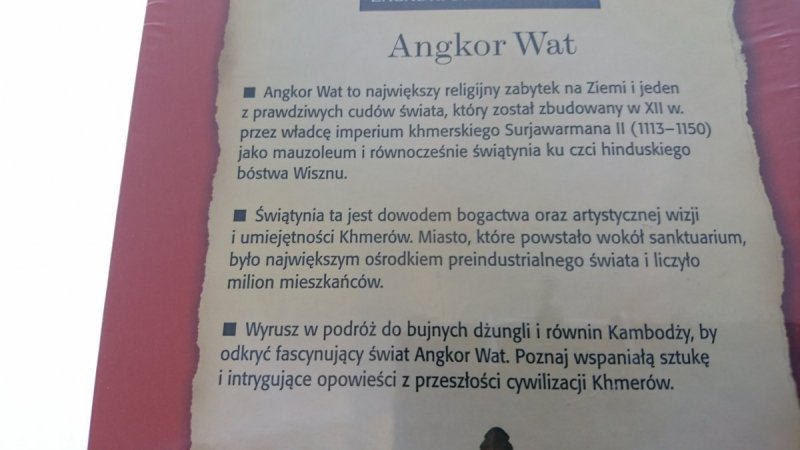 ZAGADKI STAROŻYTNOŚCI. ANGKOR WAT. ÓSMY CUD ŚWIATA