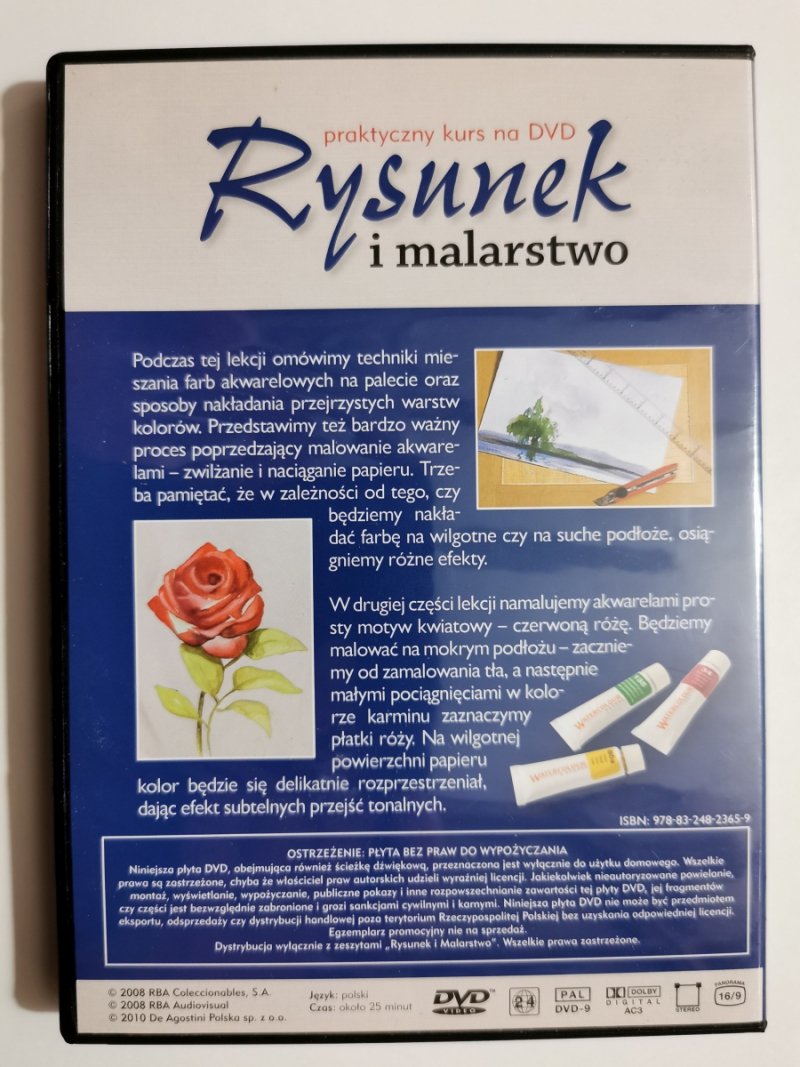 DVD. PRAKTYCZNY KURS RYSUNEK I MALARSTWO. AKWARELE CZ. 3