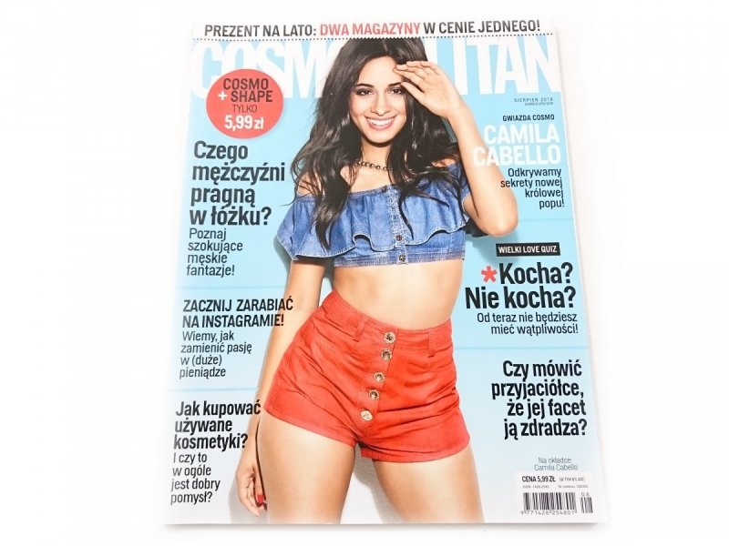 COSMOPOLITAN NUMER 8 (255)/2018 SIERPIEŃ 2018