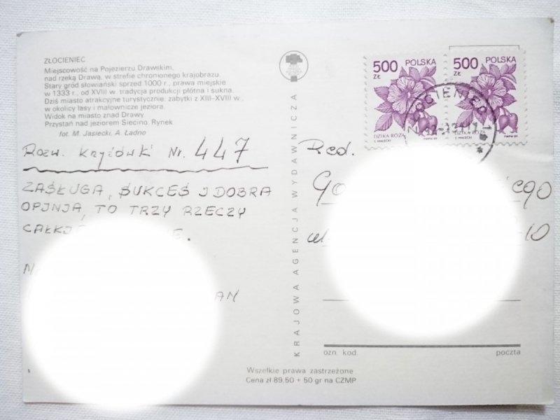 ZŁOCIENIEC. TRZY UJĘCIA FOT. JASIECKI, ŁADNO