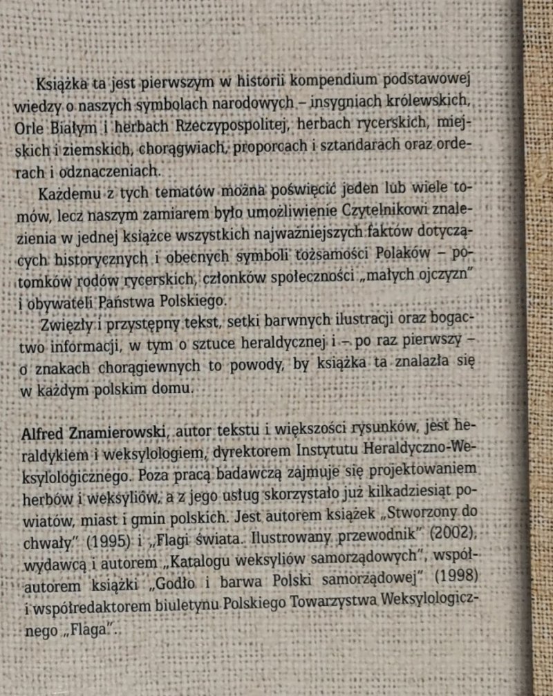 INSYGNIA, SYMBOLE I HERBY POLSKIE. KOMPENDIUM - Alfred Znamierowski