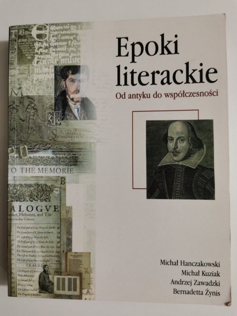 EPOKI LITERACKIE. OD ANTYKU DO WSPÓŁCZESNOŚCI 2001