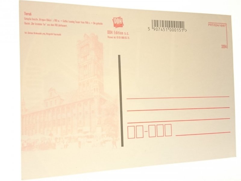 TORUŃ. GOTYCKA BASZTA 'KRZYWA WIEŻA' FOT KRAKOWIAK
