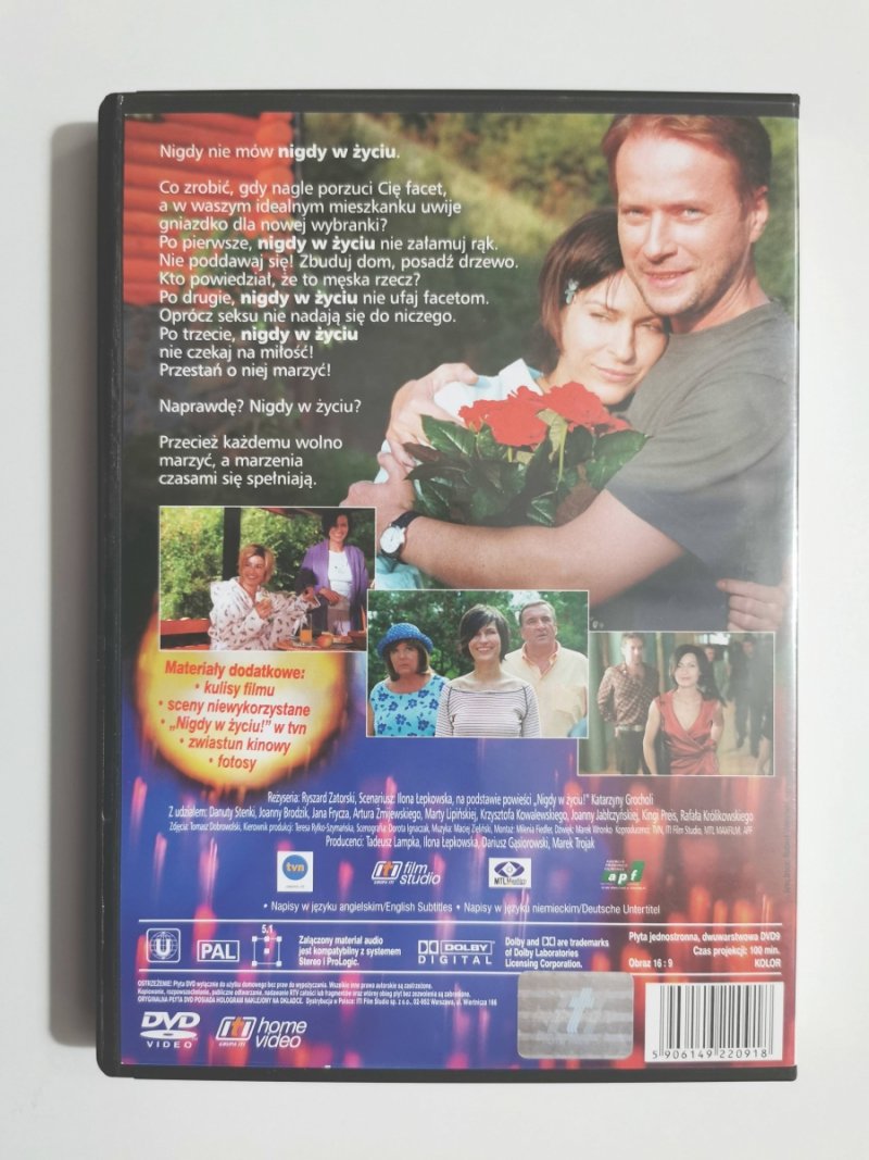 DVD. NIGDY W ŻYCIU!
