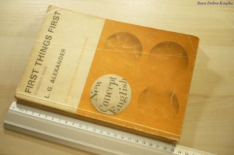 FIRST THING FIRST -  Alexander 1976