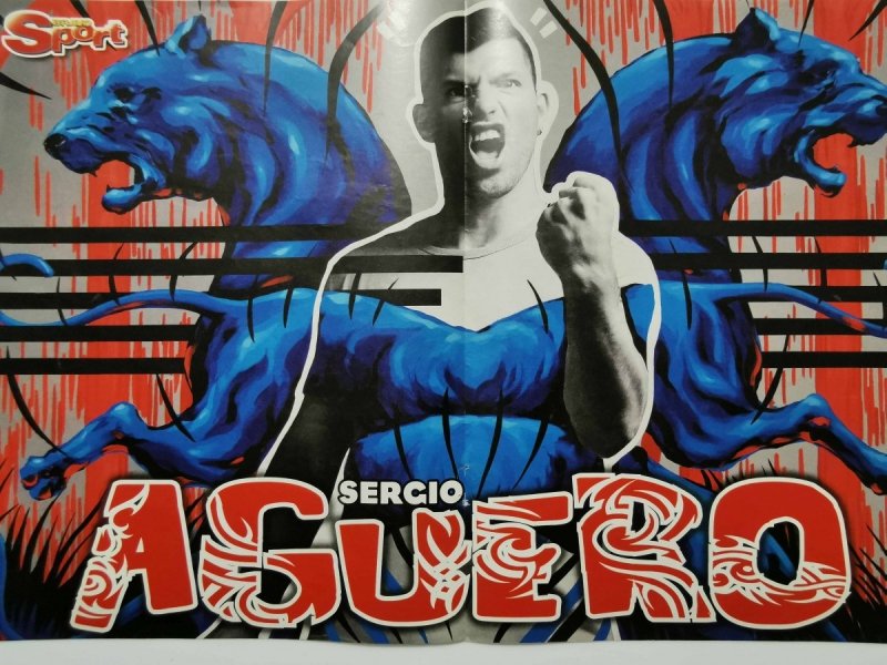 BRAVO SPORT PLAKAT. ZLATAN IBRAHIMOVIĆ (PARIS SAINT-GERMAIN) SERGIO AGUERO 