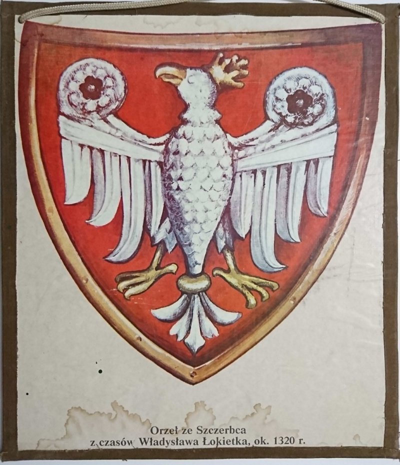 Ilustracja szkolna – Orzeł ze Szczerbca z czasów Władysława Łokietka, ok. 1320 r.
