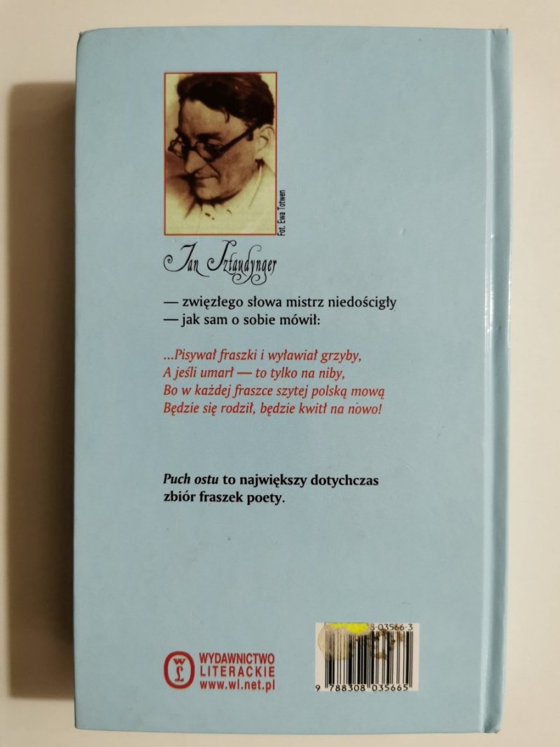 PUCH OSTU. FRASZKI O ŻYCIU I MIŁOŚCI - Jan Sztaudynger 