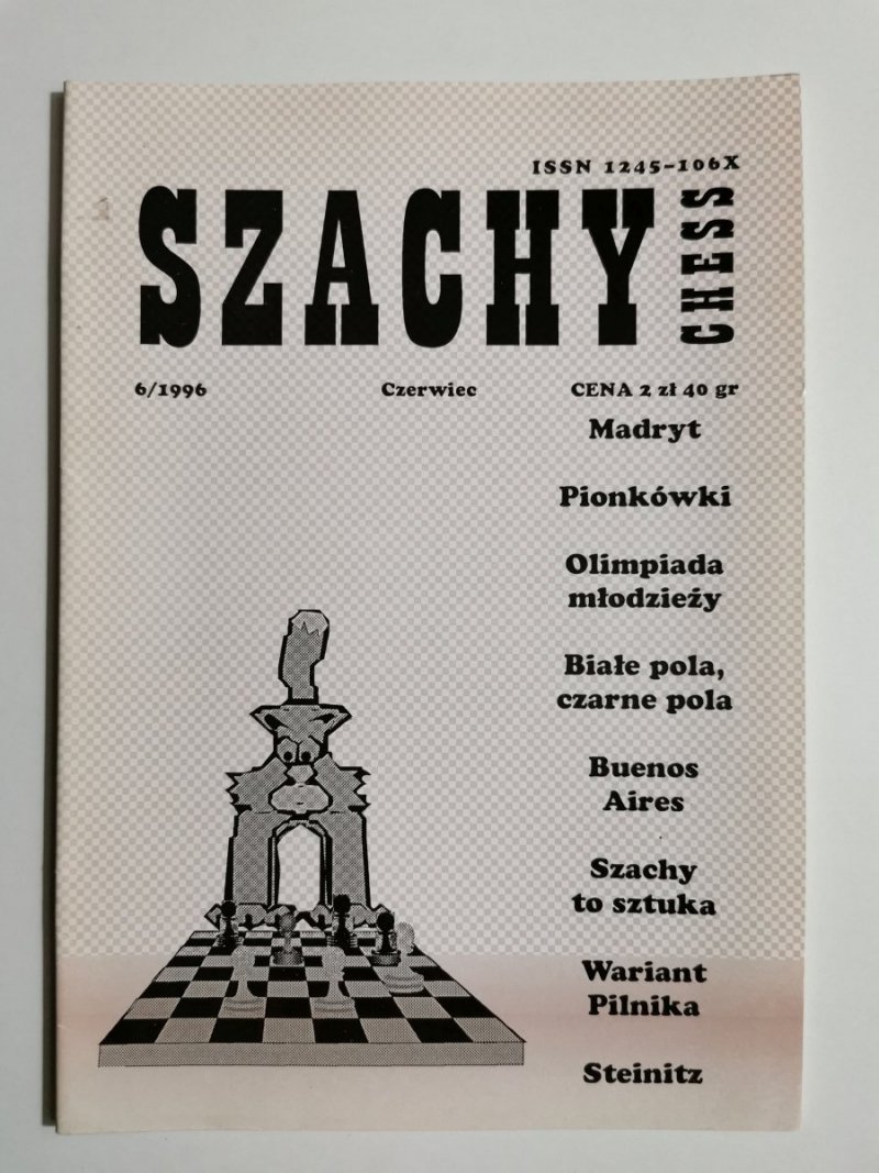 SZACHY CHESS NR 6/1996 CZERWIEC 