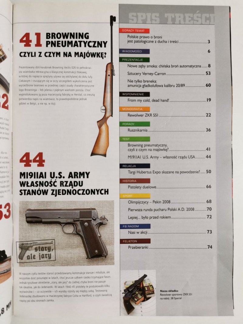 STRZAŁ MAGAZYN O BRONI NR 5 (61) MAJ 2008
