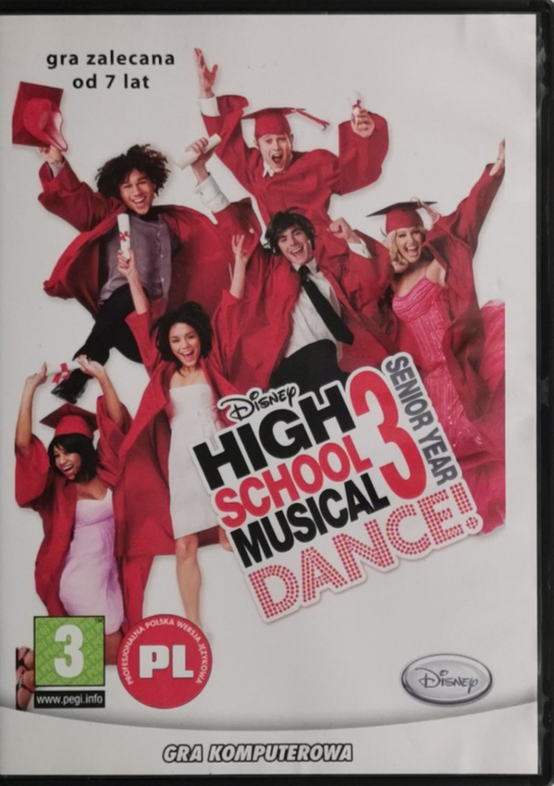 DVD. HIGH SCHOOL MUSICAL 3 DANCE GRA KOMPUTEROWA