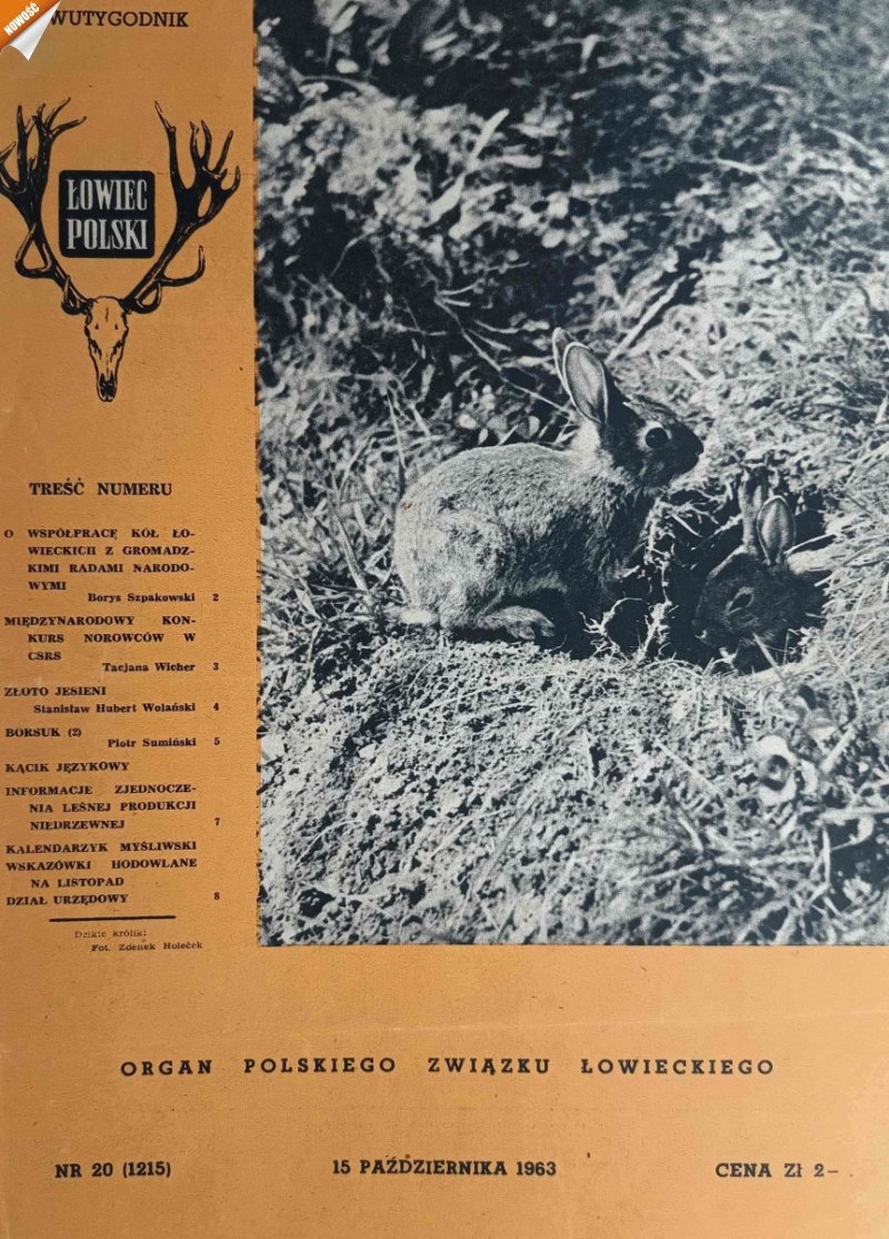 ŁOWIEC POLSKI NR 20/1963