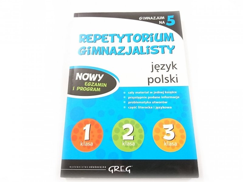REPETYTORIUM GIMNAZJALISTY. JĘZYK POLSKI 2014