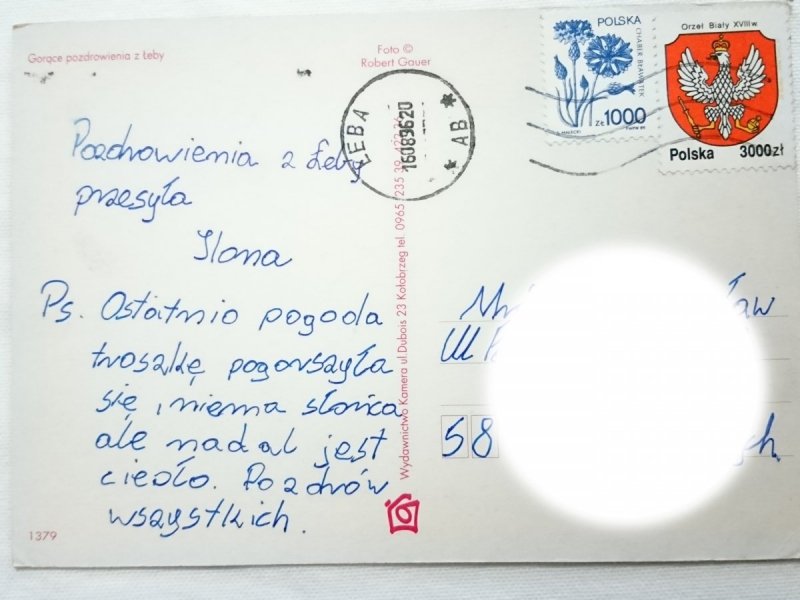 ŁEBA. POZDROWIENIA Z ŁEBY FOT. ROBERT GAUER