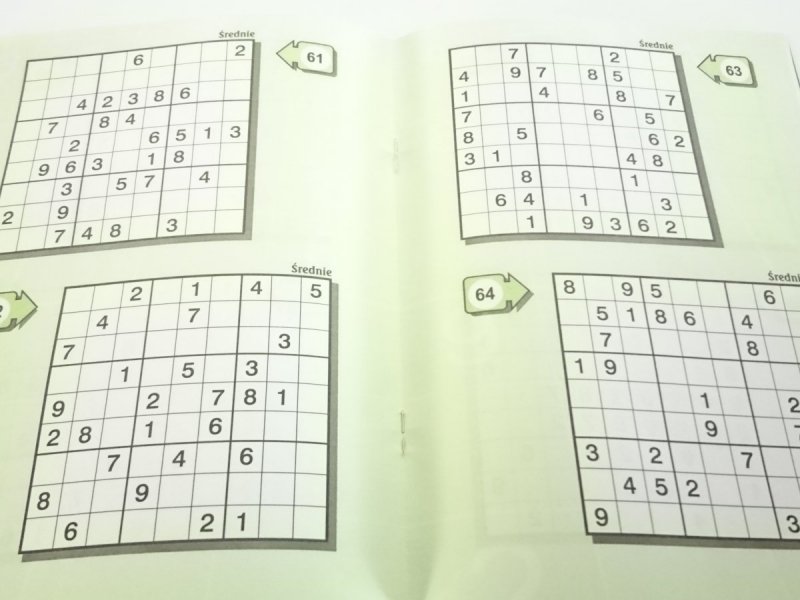 100 SUDOKU Z GŁOWĄ NR 3 (147) MARZEC 2018