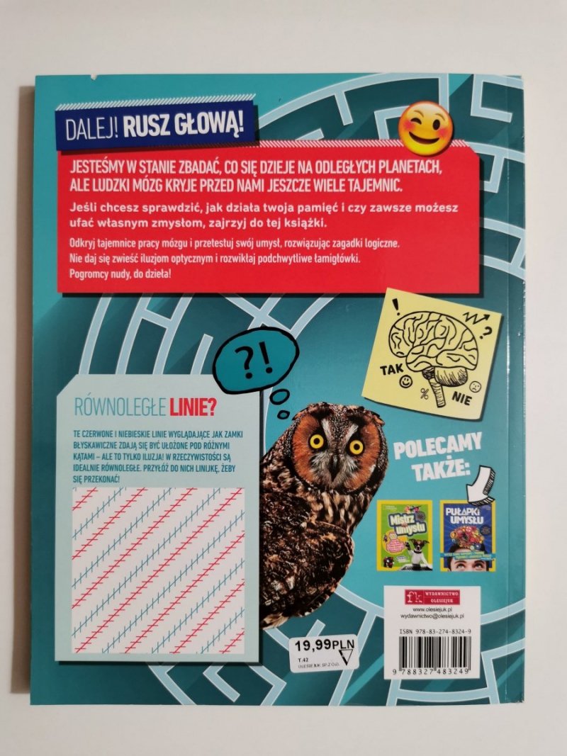 NATIONAL GEOGRAPHIC KIDS. PUŁAPKI UMYSŁU. WIELKA KSIĘGA POGROMCÓW NUDY 2018