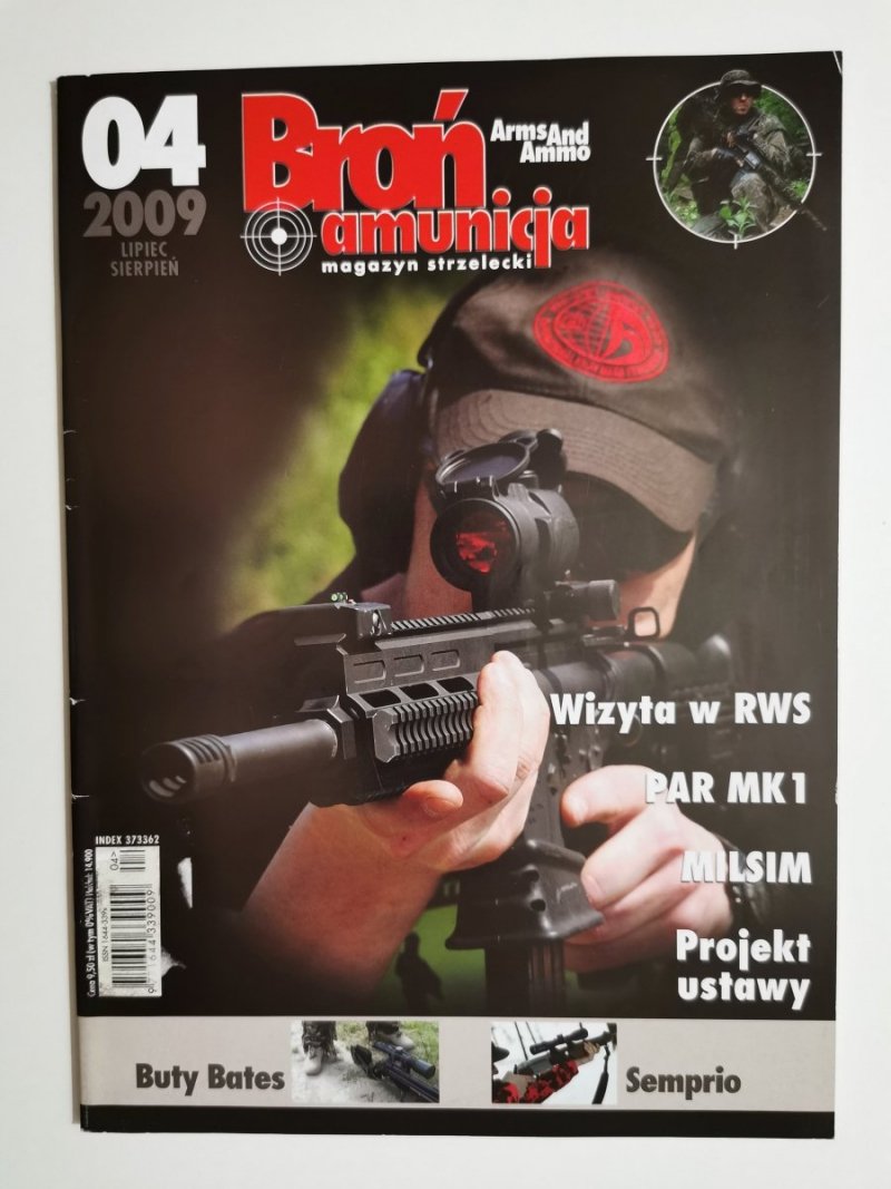 BROŃ AMUNICJA NR 04/2009 LIPIEC-SIERPIEŃ