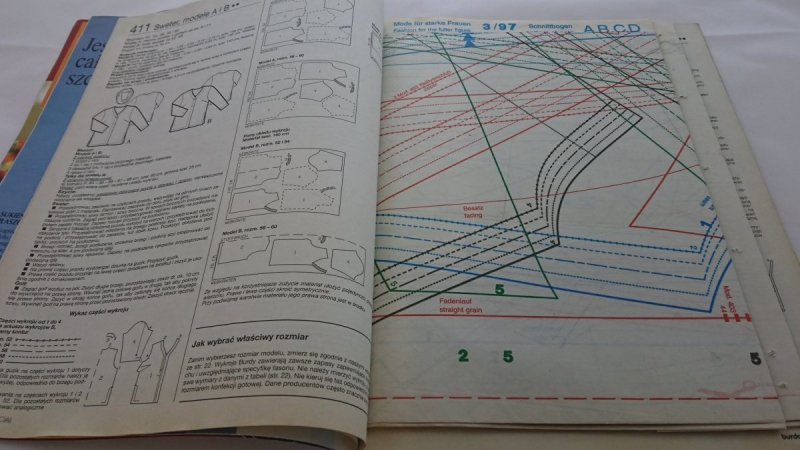 BURDA SPECIAL NR 3/97 NAJNOWSZE TRENDY JESIEŃ '97