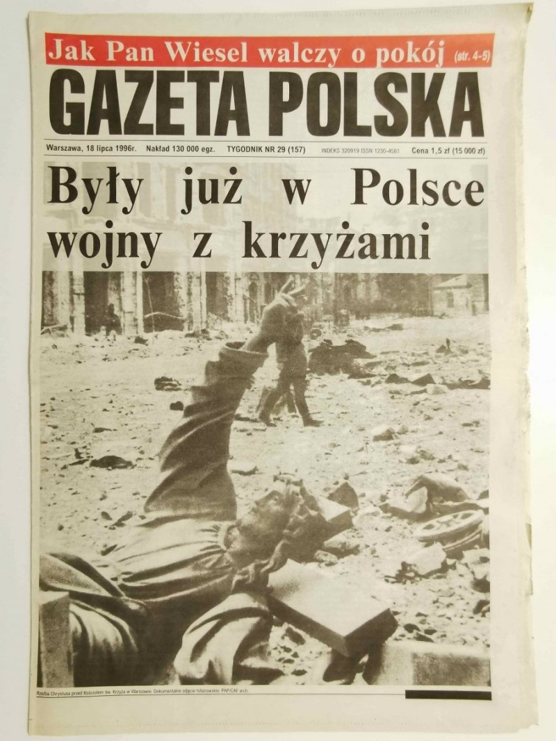 GAZETA POLSKA NR 29 (157) 18 LIPCA 1996 r.