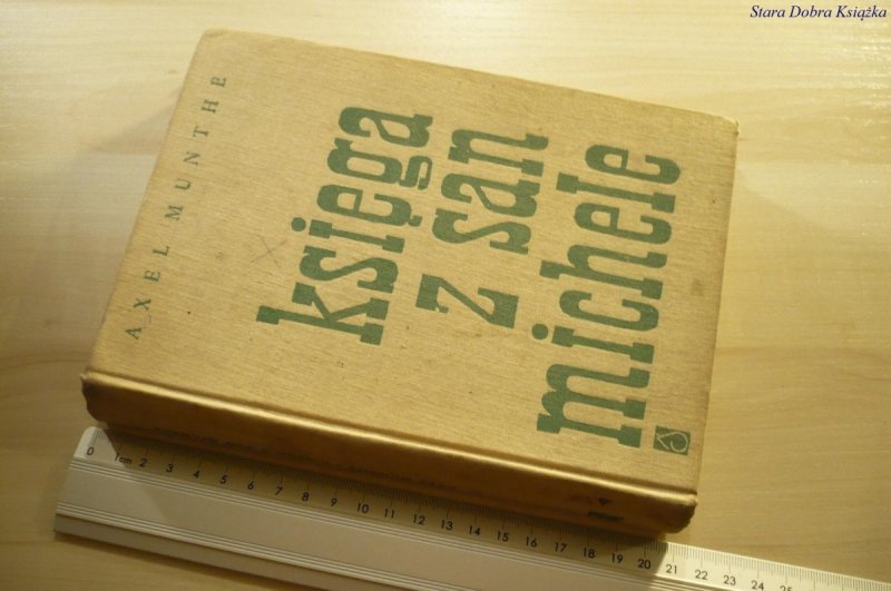 KSIĘGA Z SAN MICHELE - Axel Munthe 1963