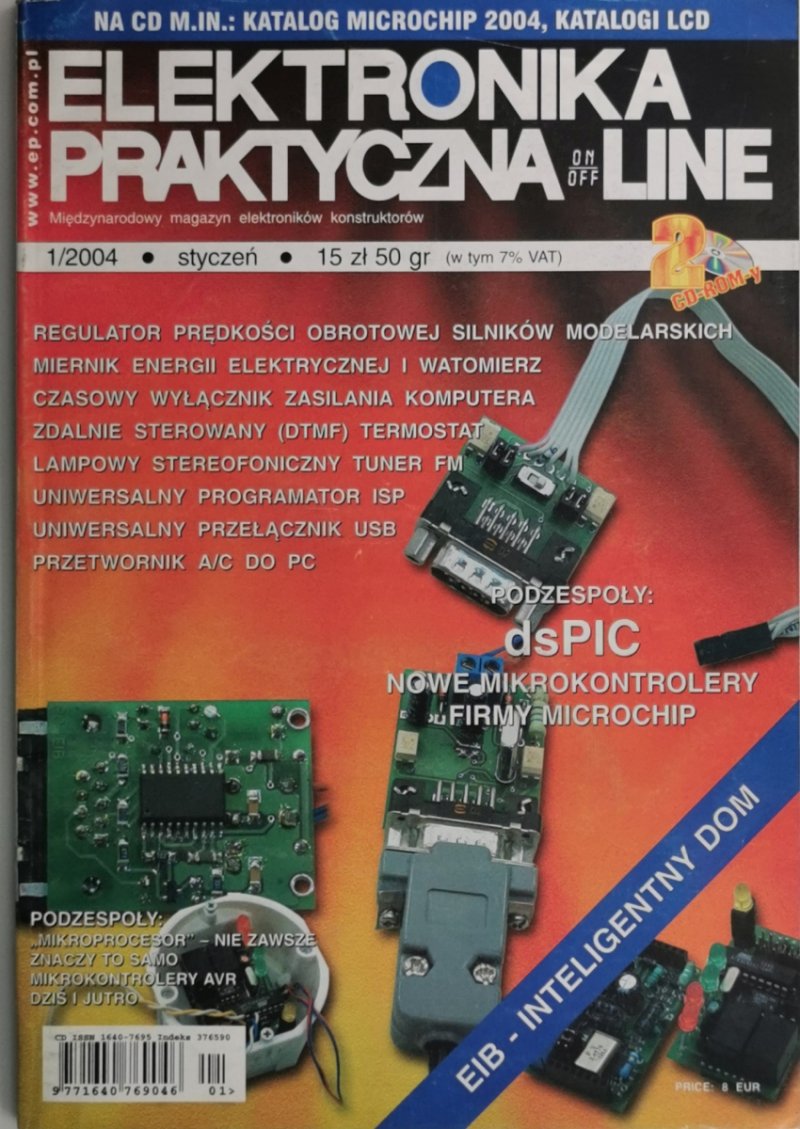 ELEKTRONIKA PRAKTYCZNA 1/2004 +2CD