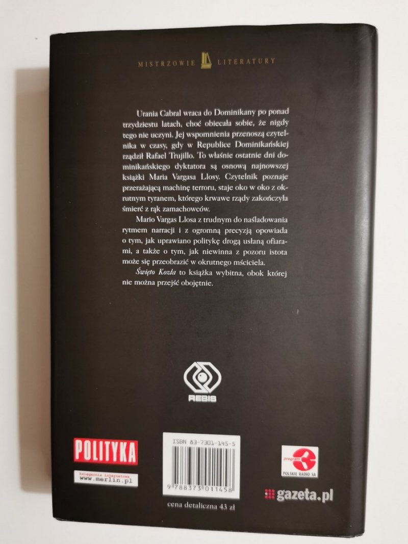 ŚWIĘTO KOZŁA - Mario Vargas Llosa 2002