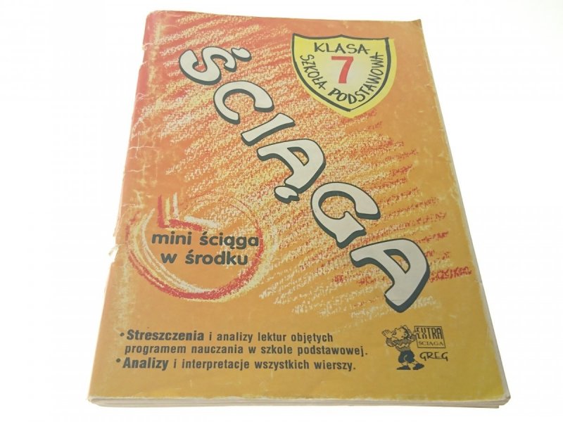 ŚCIĄGA KLASA 7 SZKOŁA PODSTAWOWA 1995