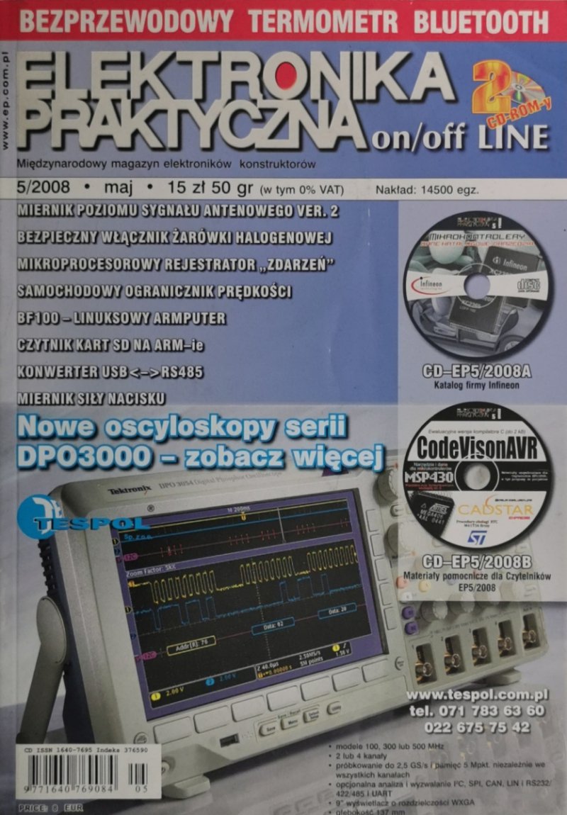 ELEKTRONIKA PRAKTYCZNA 5/2008 2xCD-ROM