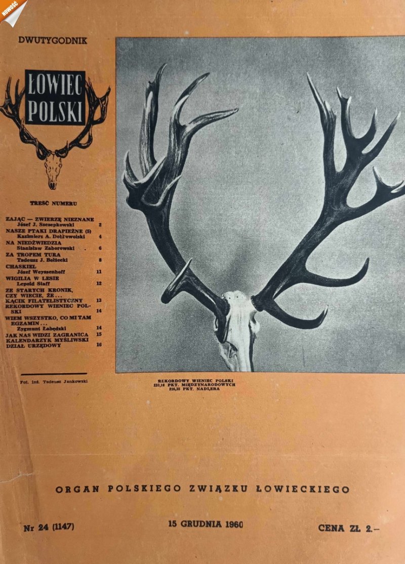 ŁOWIEC POLSKI NR 24/1960