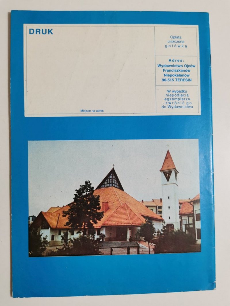 RYCERZ NIEPOKALANEJ NR 11 /401 LISTOPAD 1989