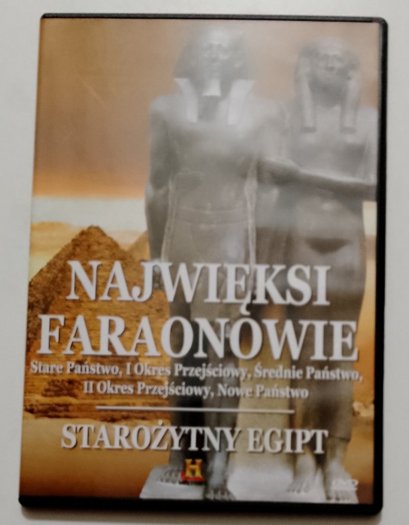 DVD. NAJWIĘKSI FARAONOWIE. STARE PAŃSTWO, I OKRES PRZEJŚCIOWY, ŚREDNIE PAŃSTWO, II OKRES PRZEJŚCIOWY, NOWE PAŃSTWO