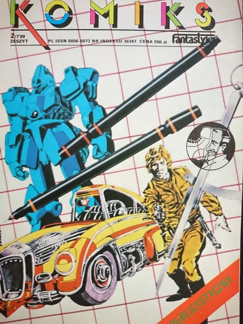 FANTASTYKA. KOMIKS NR 2/7 '89 PUBLICYSTYCZNY