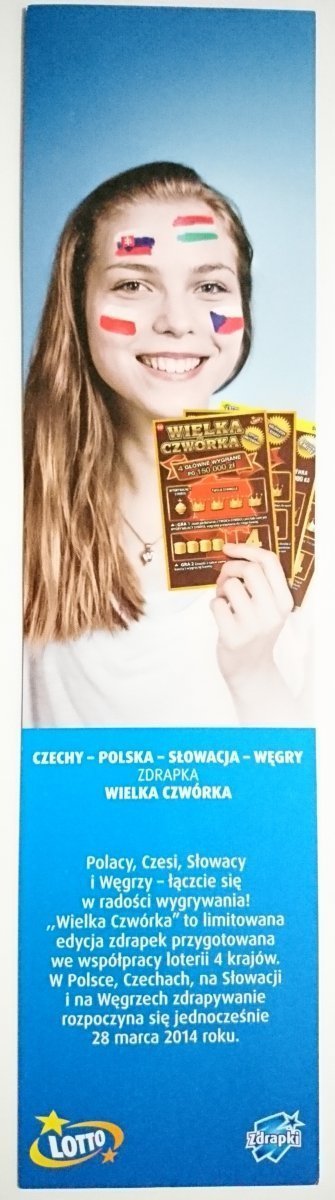 ZAKŁADKA. LOTTO BEZGRANICZNA RADOŚĆ WYGRYWANIA!