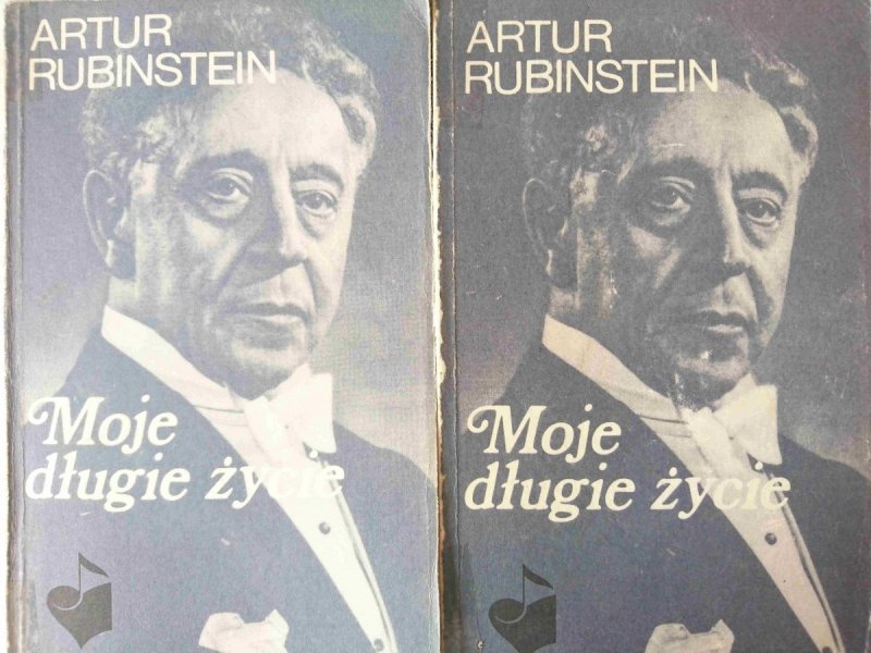 MOJE DŁUGIE ŻYCIE TOM I i II - Artur Rubinstein 1988