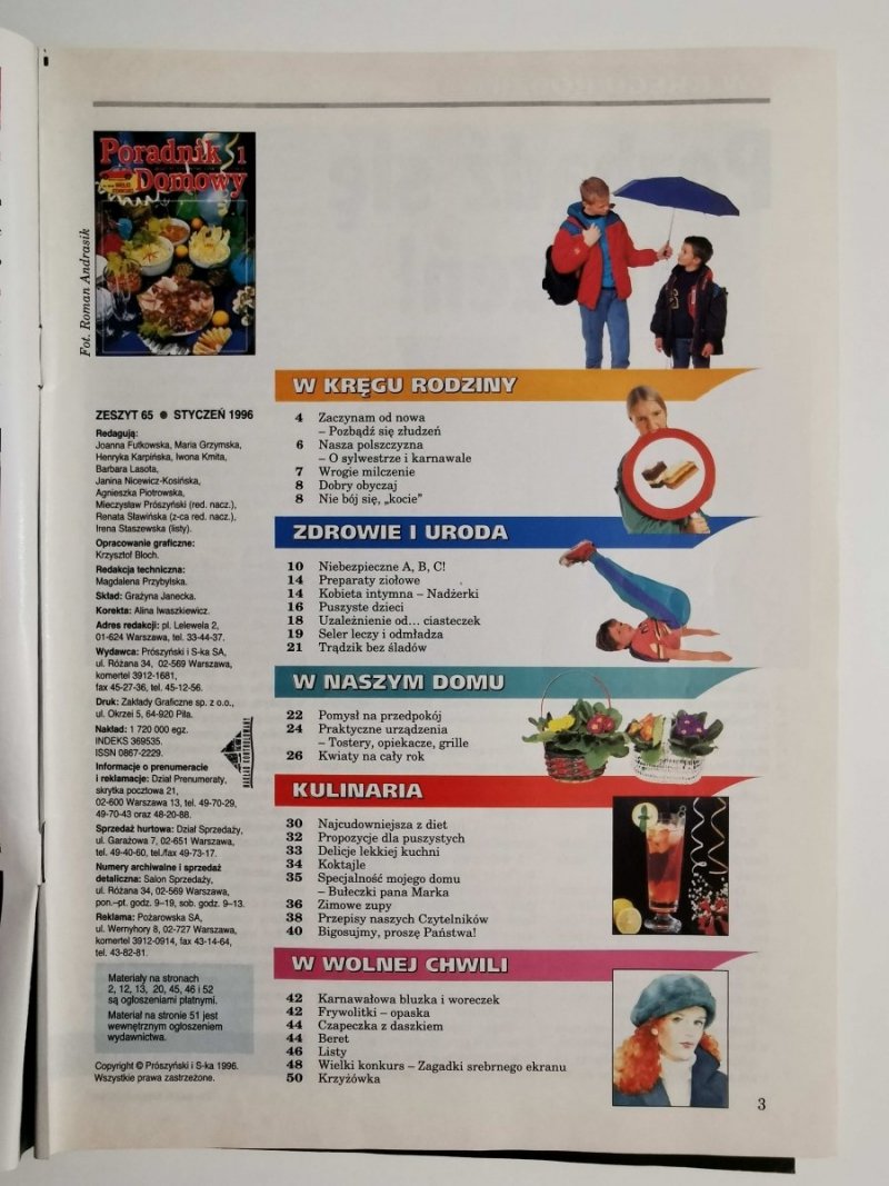 PORADNIK DOMOWY 1 ZESZYT 65 STYCZEŃ 1996