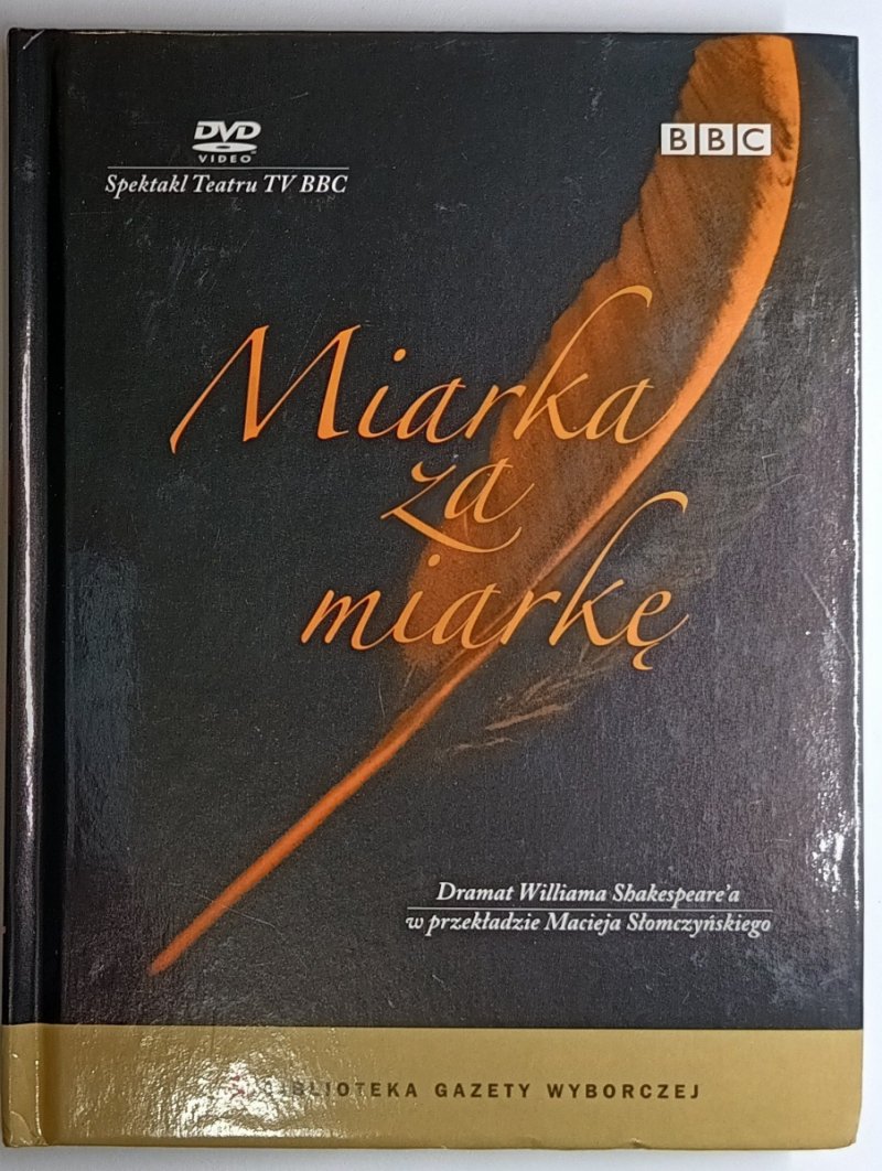 MIARKA ZA MIARKĘ + DVD -  William Shakespear