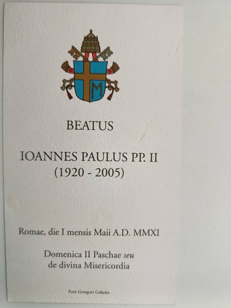 JAN PAWEŁ II BEATUS