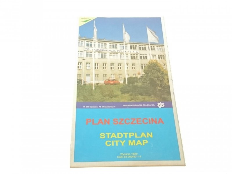 PLAN SZCZECINA. STADTPLAN CITY MAP 1998