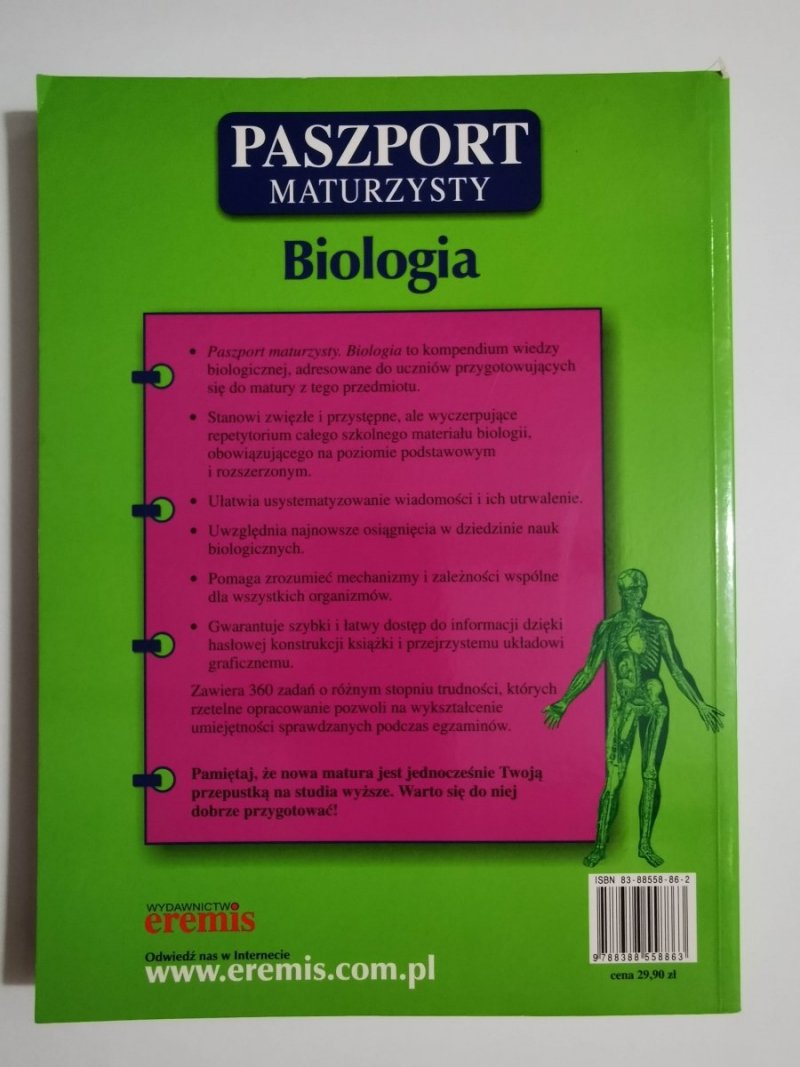 PASZPORT MATURZYSTY. BIOLOGIA - Magda Sobolewska 2005