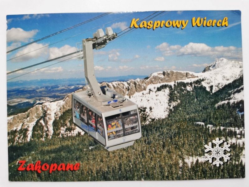 KASPROWY WIERCH. ZAKOPANE. KOLEJ LINOWA FOT. GĄSIENICA