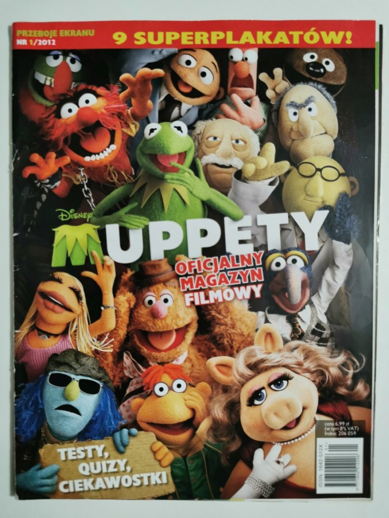 MUPPETY OFICJALNY MAGAZYN FILMOWY NR 1/2012