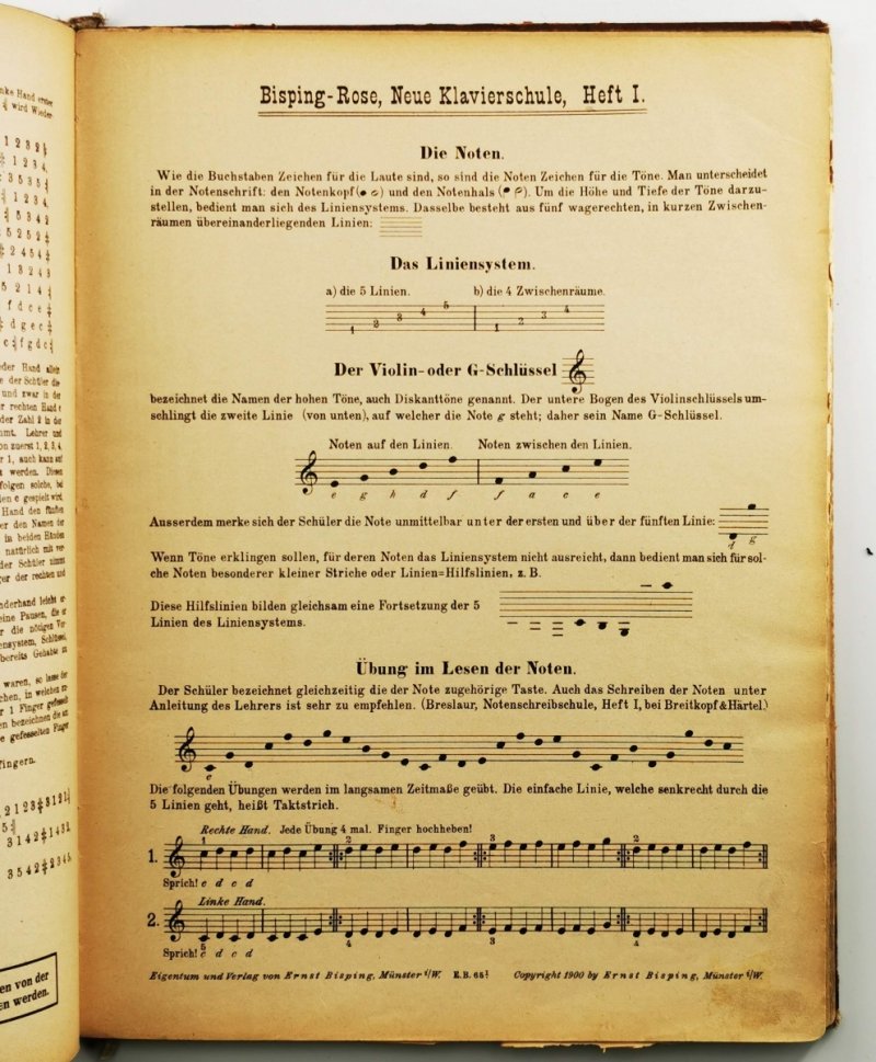 BISPIBG – ROFR NEUE KLAVIERFCHULE BAND I - Alfred Rose