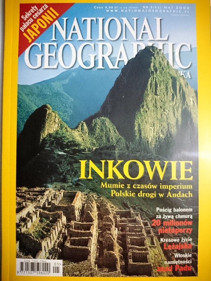 NATIONAL GEOGRAPHIC POLSKA 5-2002 Z DODATKIEM