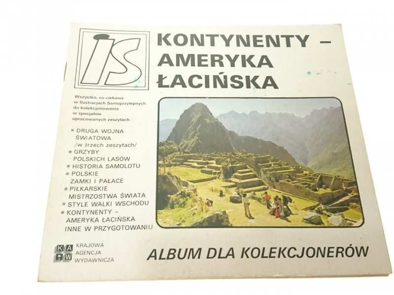 ALBUM DLA KOLEKCJONERÓW. KONTYNENTY - AMERYKA