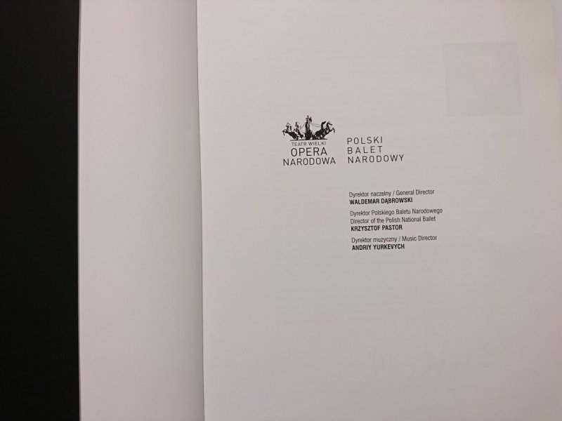 SEN NOCY LETNIEJ – JOHN NEUMEIER. OPERA NARODOWA POLSKI BALET NARODOWY