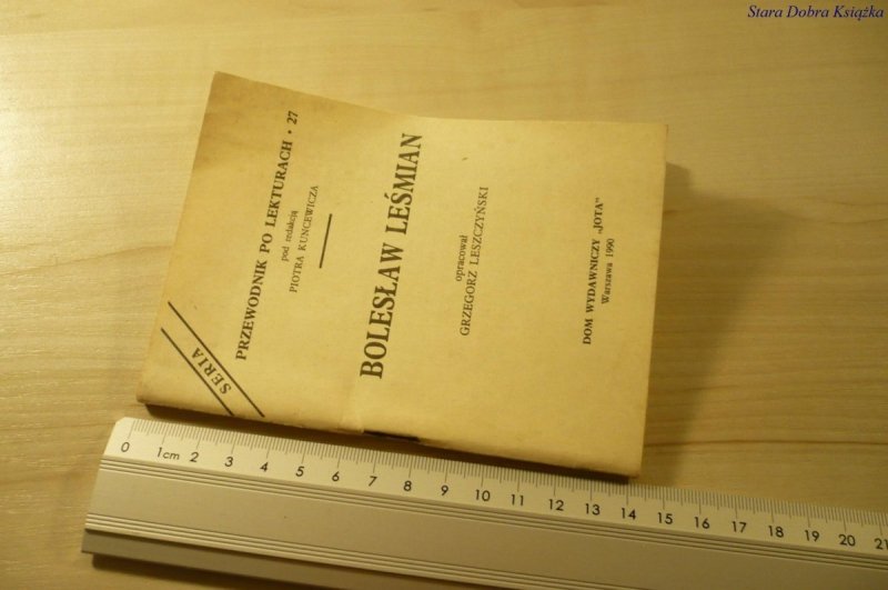 PRZEWODNIK PO LEKTURACH 27 BOLESŁAW LEŚMIAN 1990